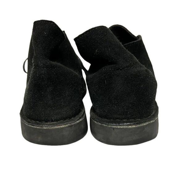 Clarks Bushacre 2 Black Suede Desert Boots - Picture 4 of 8